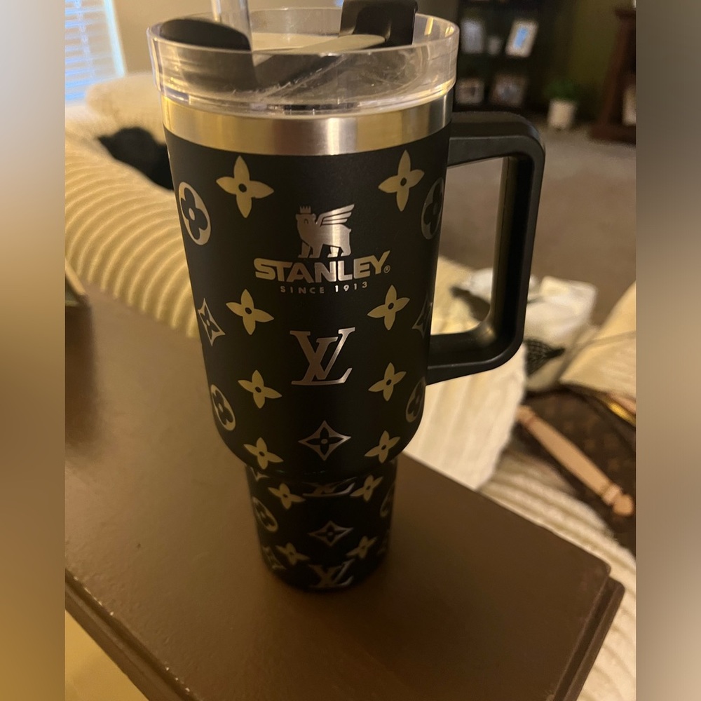 Stanley Black Louis Vuitton tumbler